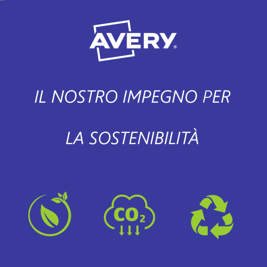 Impegno Avery per la sostenibilità