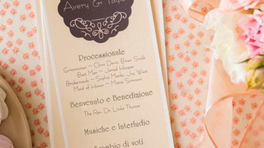 Etichette per matrimonio