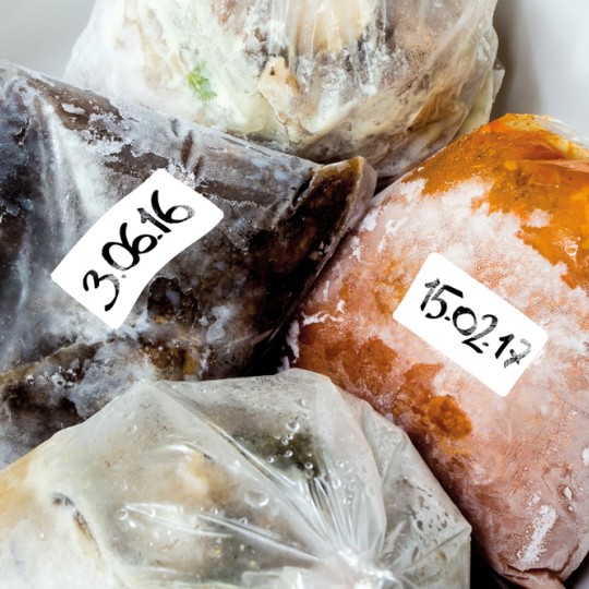 Etichette per freezer
