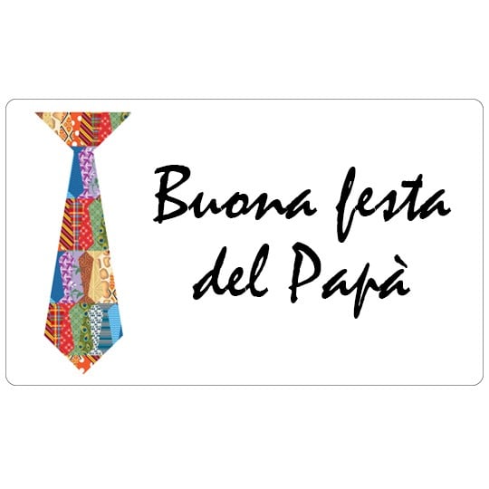 etichette per la festa del papa