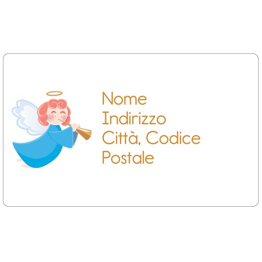 Etichette natale Angelo