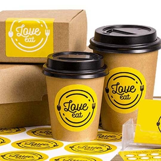 Etichette personalizzate adesive per gli alimenti
