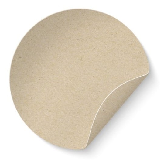 Etichette adesive in carta Kraft stampabili