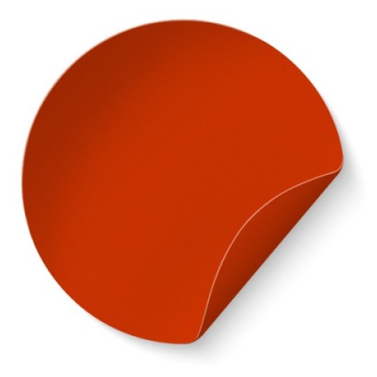 Etichette in carta rossa