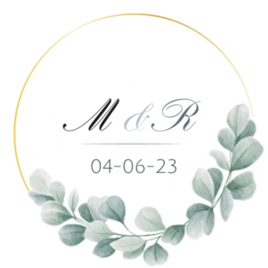Etichette per matrimonio 40mm bianco
