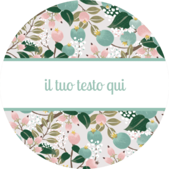 Etichette stampate matrimonio vintage