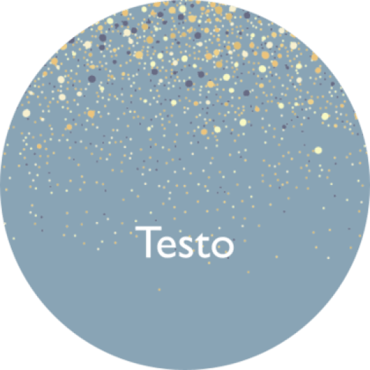 Etichette per matrimonio celeste con glitter