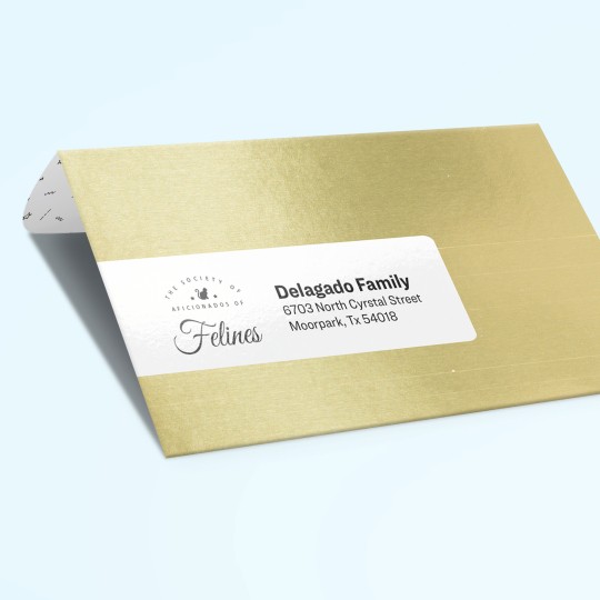 etichette personalizzate per indirizzi
