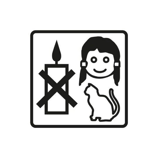 Tenere le candele fuori dalla portata dei bambini e degli animali domestici