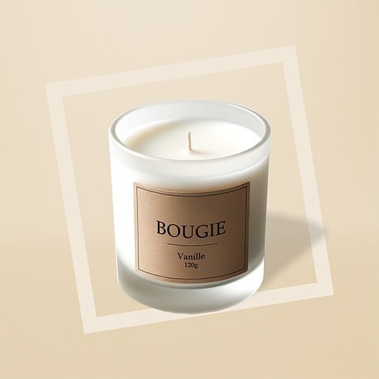 etichette personalizzate in carta riciclata kraft per un look naturale