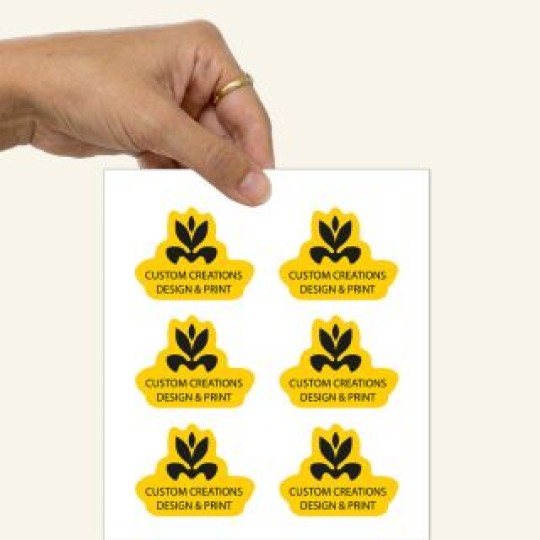 foglio di etichetta personalizzata
