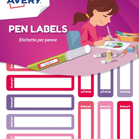 Etichette Scuola Avery