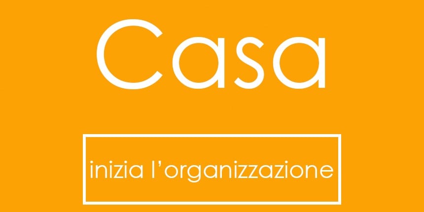 infografica con scritta casa