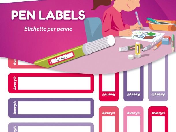 Etichette Per La Scuola Avery