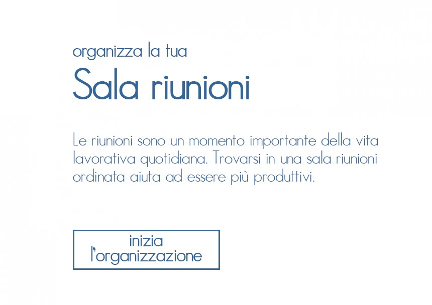 organizza la tua sala riunioni