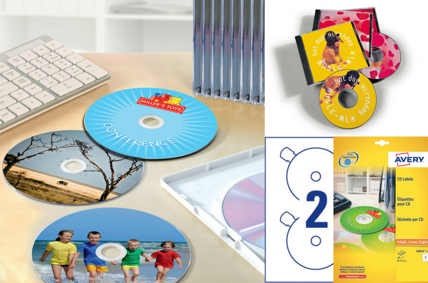 Etichette per CD e DVD