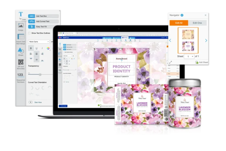 creare etichette online