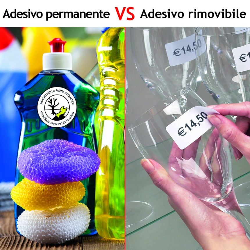 differenza tra adesivo rimovibile e permanente