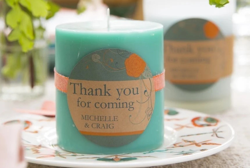 candele per il matrimonio