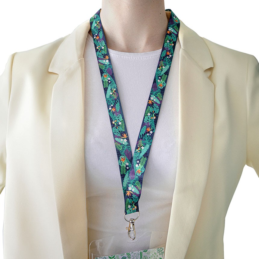 cordoncini per porta badge tropicale