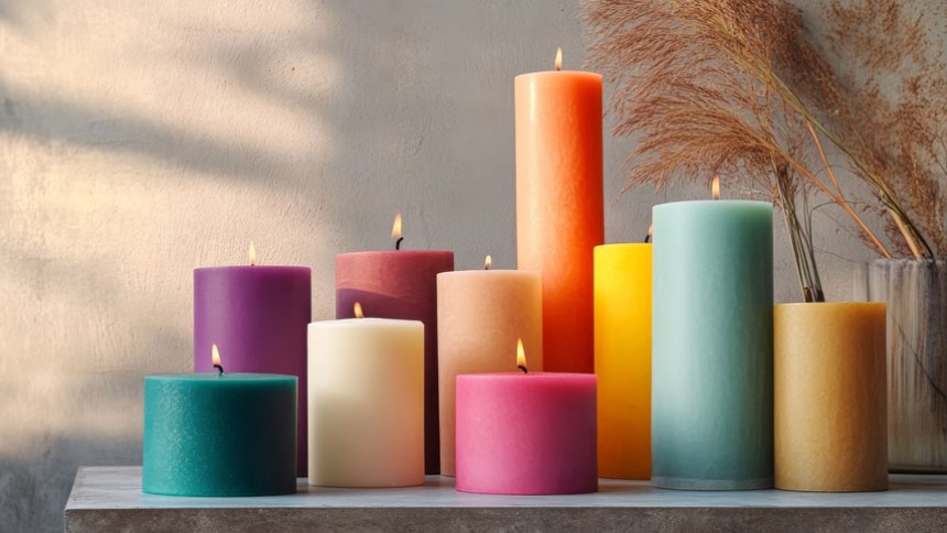 tipologia di coloranti per candele artigianali