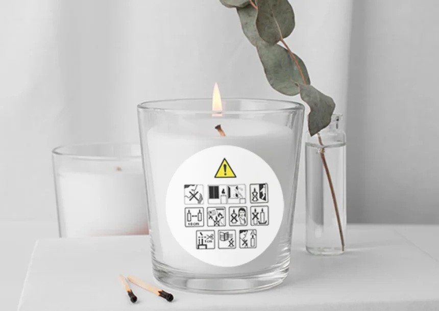 Candele etichetta ANFOR