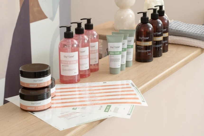 etichette resistenti per cosmetici