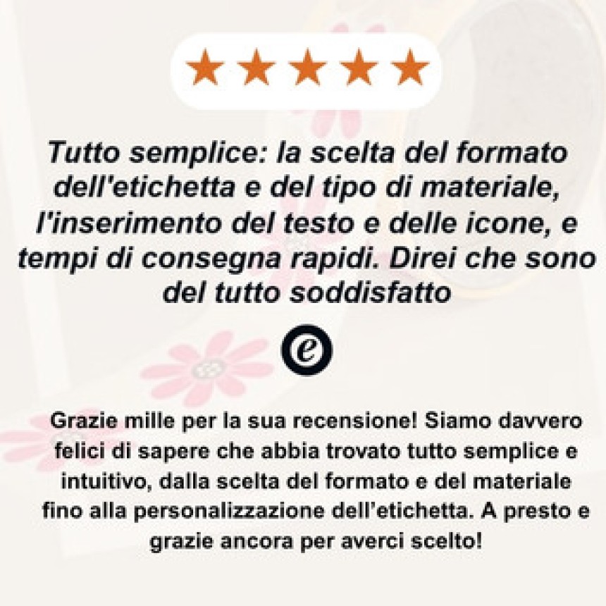 Recensione positiva con Risposta