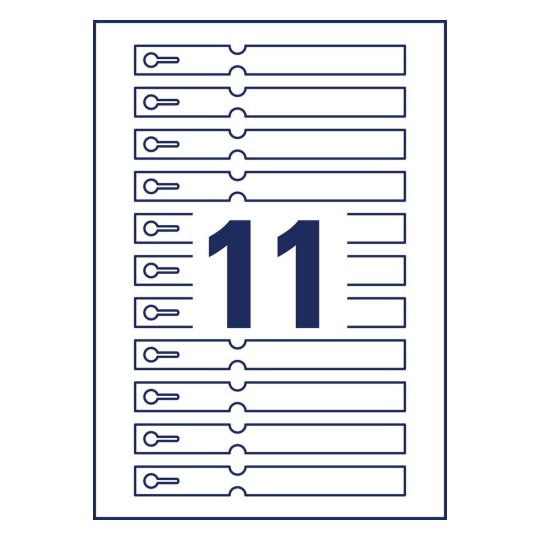 Cartellini stampabili per piante T3007-10 160 x 17 mm
