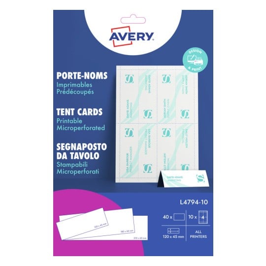 Segnaposto da tavolo in carta L4794-10