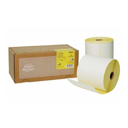 Etichette in rotolo a trasferimento termico diretto TD8060-25 Contenuto: 700 Etichette / 2 Rotolo