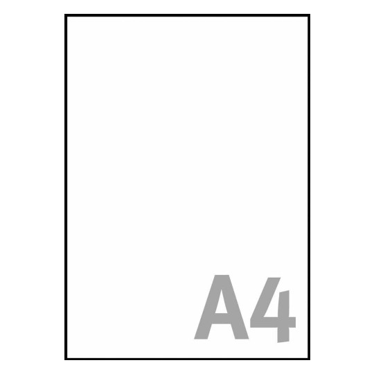 Carta fotografica bianco patinata Extra Lucida 2598-200 210 x 297 mm