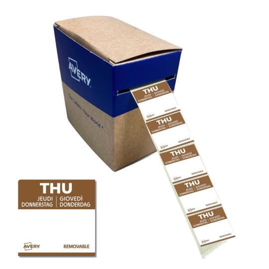 Etichette per tracciabilità alimentare giornaliere DLSTHUREV-1000