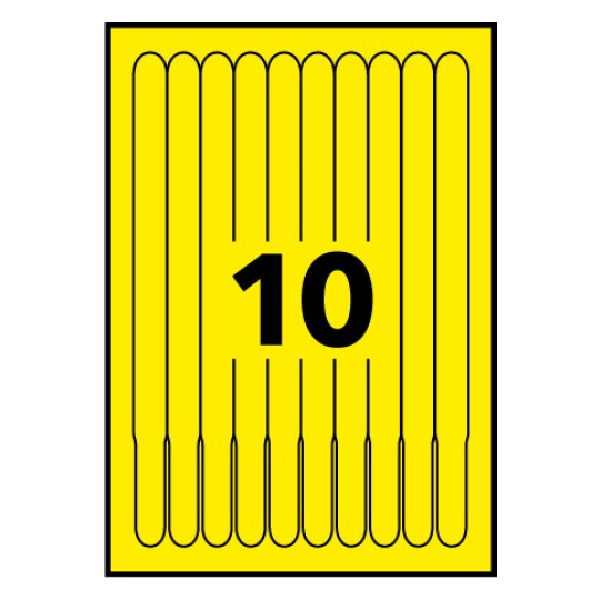 Braccialetti identificativi stampabili L4001-5 18 x 265 mm