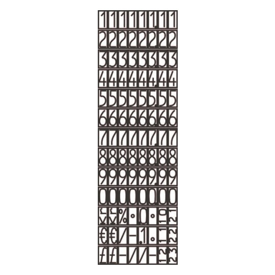 Prezzatrice 1 linea 8 caratteri PL1/8