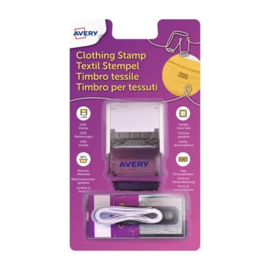 Timbro auto componibile per tessuti CSTAMP-EU