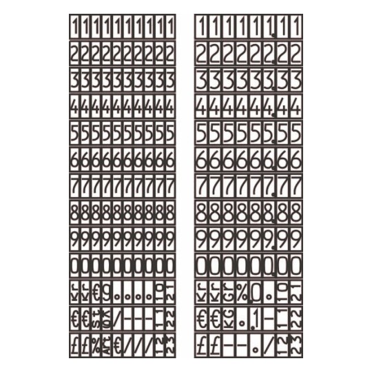 Prezzatrice 2 linee 18 caratteri 10+8 PL2/18