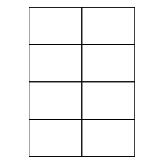 Etichette Di Spedizione 500 Fogli Di Etichette Per Spedizioni SDC - 4 Etichette Per Foglio, Totale 2000 Etichette 500 Fogli Etichette Vuote - Foto 2