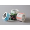 bobine di etichette adesive rettangolari stampate con diverse grafiche