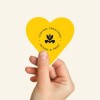 adesivo cuore personalizzato