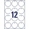 Cartellini stampabili in cartoncino T2004-10 Ø 60 mm