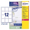 Etichette adesive in carta Ultragrip L7164-100 Contenuto: 1.200 Etichette / 100 Foglio