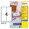 Etichette adesive in carta J8169-25 Contenuto: 100 Etichette / 25 Foglio