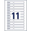 Cartellini stampabili per piante T3007-10 160 x 17 mm
