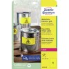 Etichette adesive in poliestere giallo L6111-20