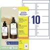Cartellini stampabili in cartoncino T1001-10