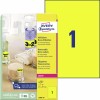 Etichette adesive rimovibili fluorescenti L6006-20 Contenuto: 20 Etichette / 20 Foglio