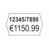Etichette per prezzatrici a 2 linee PLP1626 26 x 16 mm