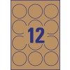 Etichette adesive in carta kraft L7106-20 Ø 60 mm