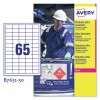 Etichette adesive in Teslin  B7651-50 Contenuto: 3.250 Etichette / 50 Foglio